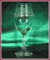 Celtic Knot wedding goblet